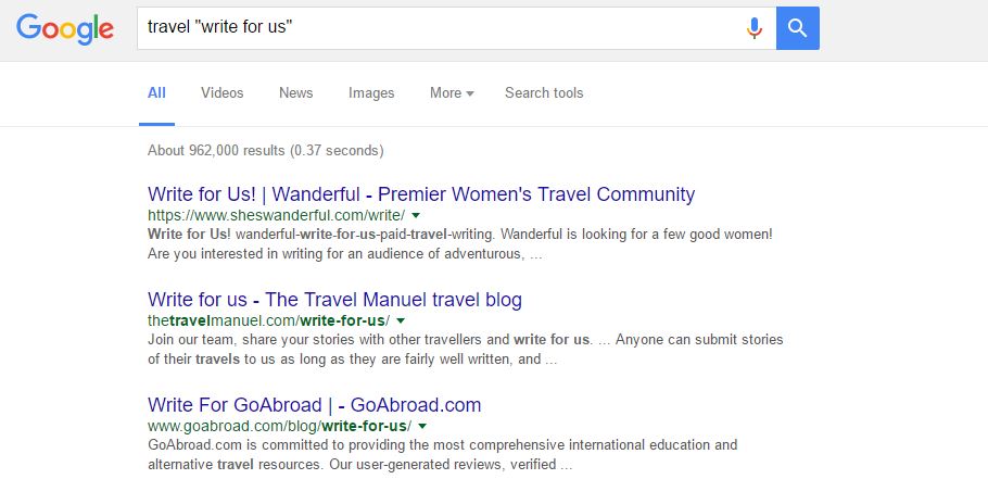 Travel Guest Blogging Sites