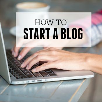 start a blog