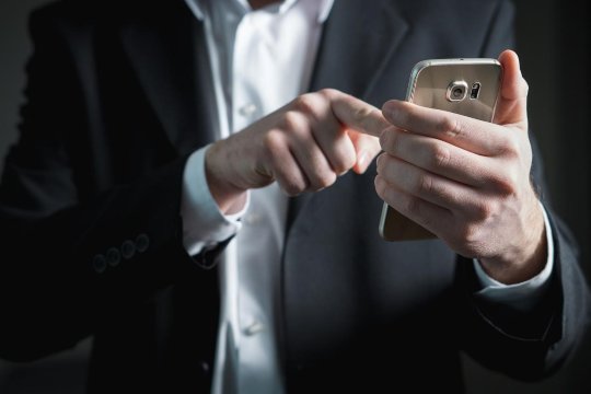 Man holding a phone