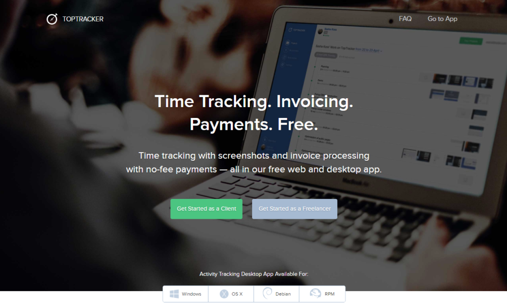 Time Tracking app for freelancers