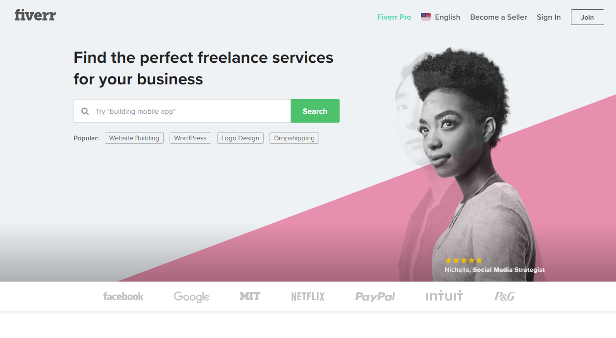 Fiverr - Top freelancing sites in Pakistan