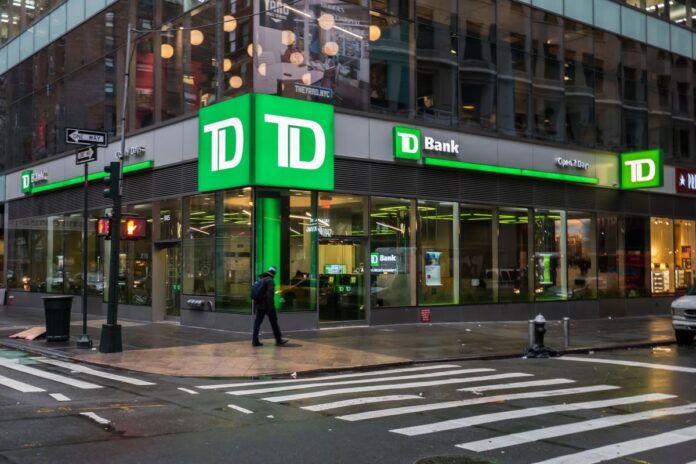 td istitution number