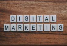 5 Digital Marketing Strategy Tips For Small Businesses Digital marketing written on a table