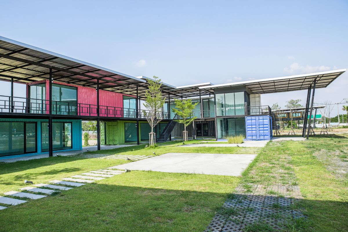 Transforming Shipping Containers Into Office Spaces